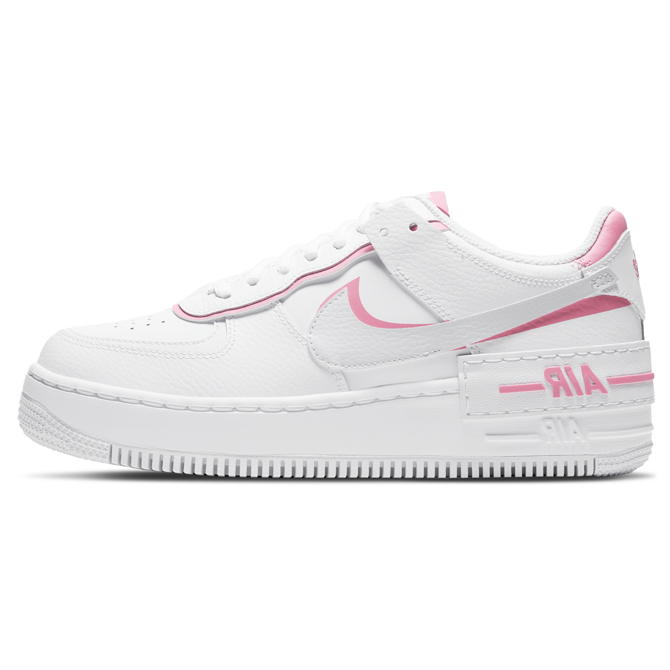Nike Air Force 1 Shadow Wmns 'White Magic Flamingo' — UK 2.5 | EU 35.5 | US 5 — Front View
