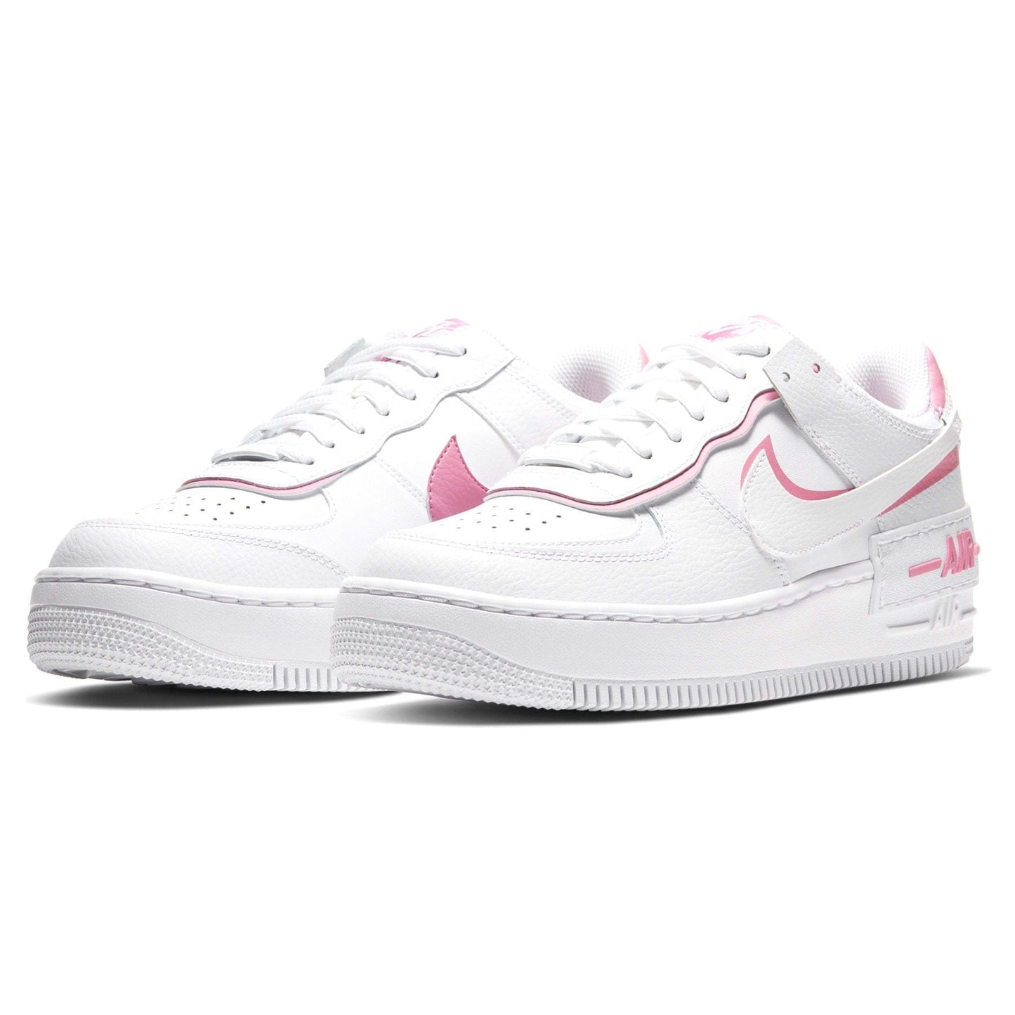 Nike Air Force 1 Shadow Wmns 'White Magic Flamingo' — UK 2.5 | EU 35.5 | US 5 — Side View