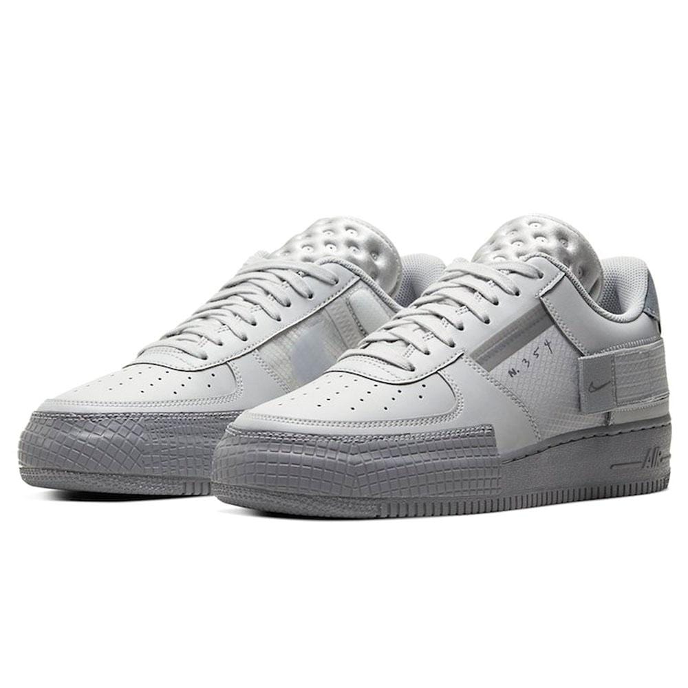 Nike Air Force 1 Type 'Grey Fog' — UK 3 | EU 35.5 | US 3.5 — Side View