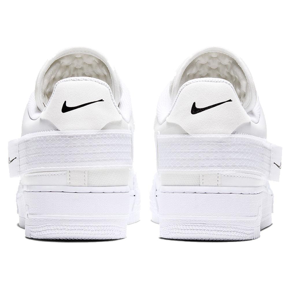 Nike Air Force 1 Type White — 3 UK | 35.5 EU — Top View