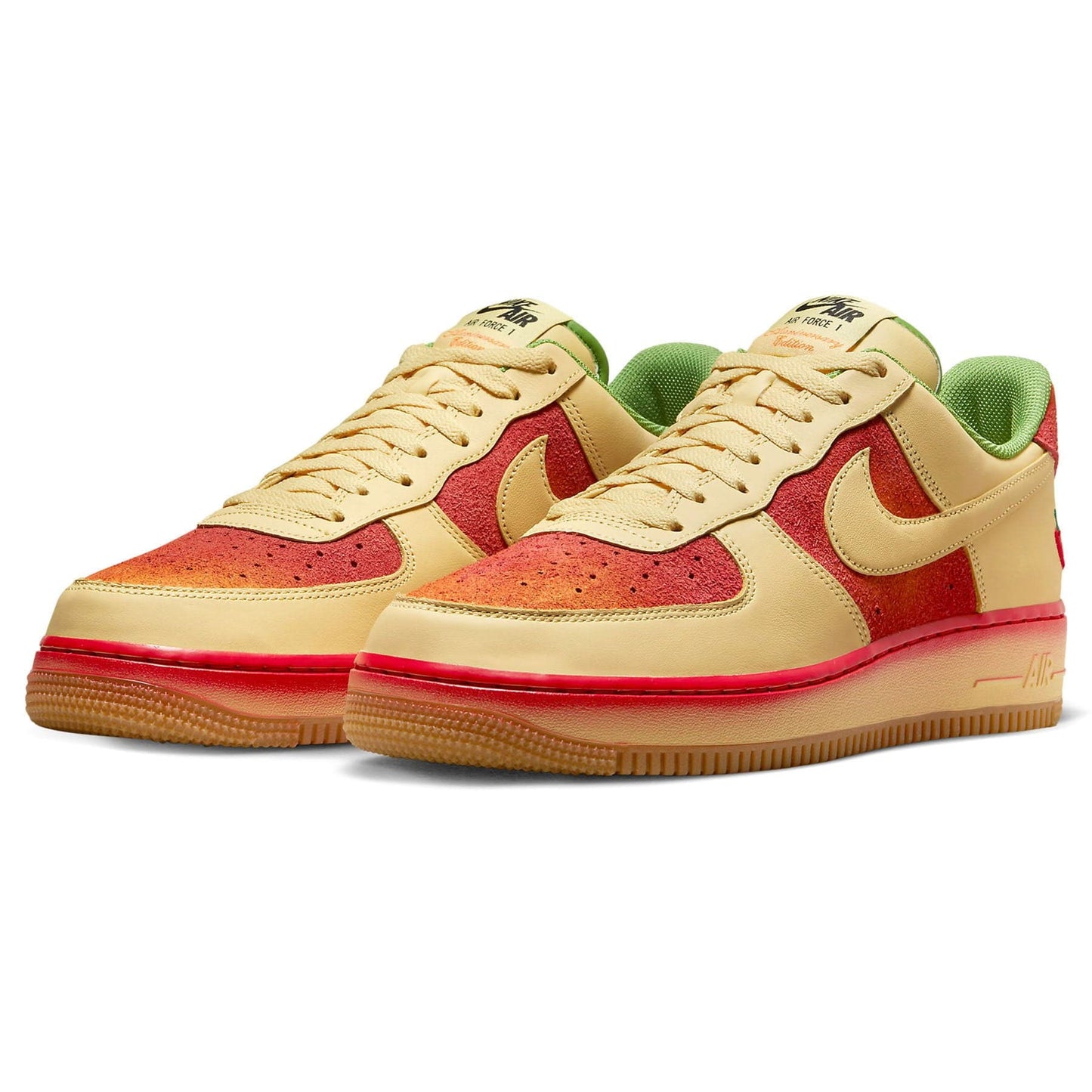Nike Air Force 1 '07 'Chili Pepper' — UK 3 | EU 35.5 | US 3.5 — Side View