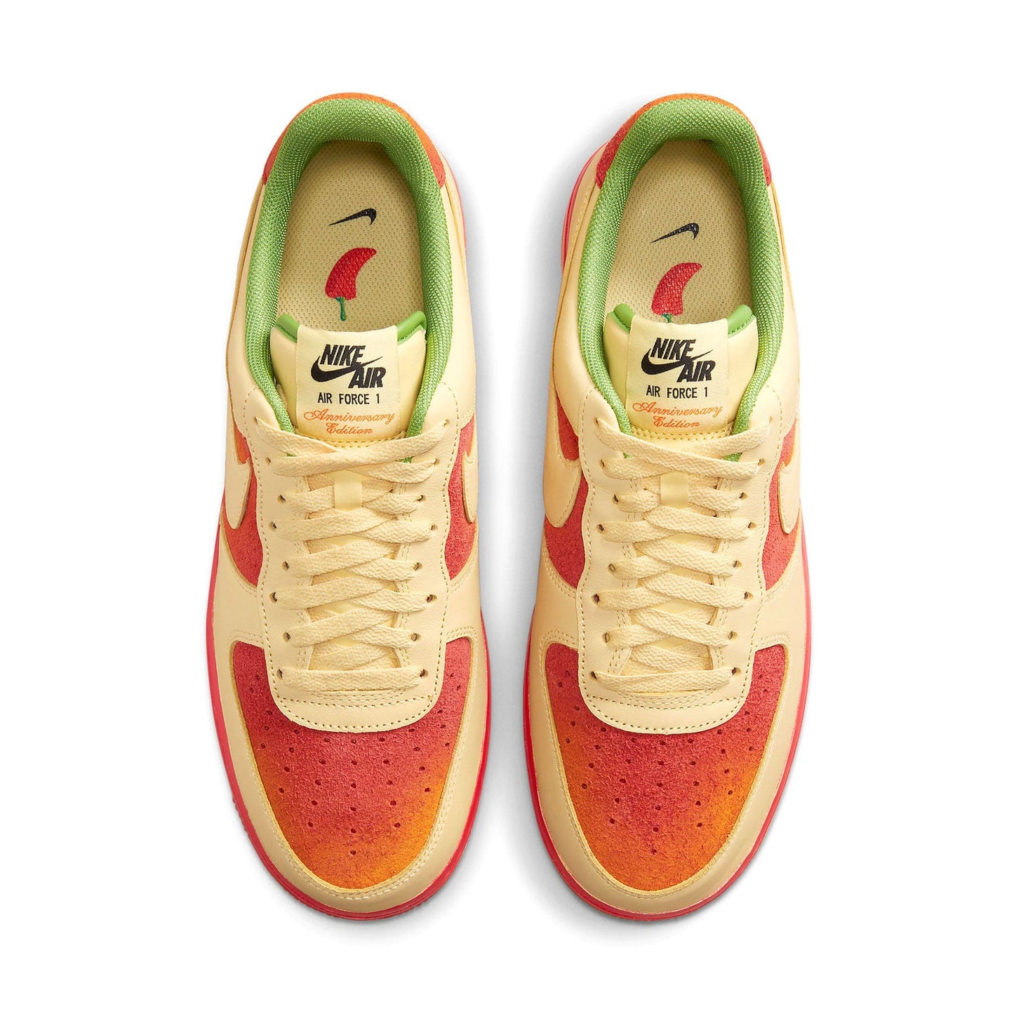 Nike Air Force 1 '07 'Chili Pepper' — UK 3 | EU 35.5 | US 3.5 — Back View