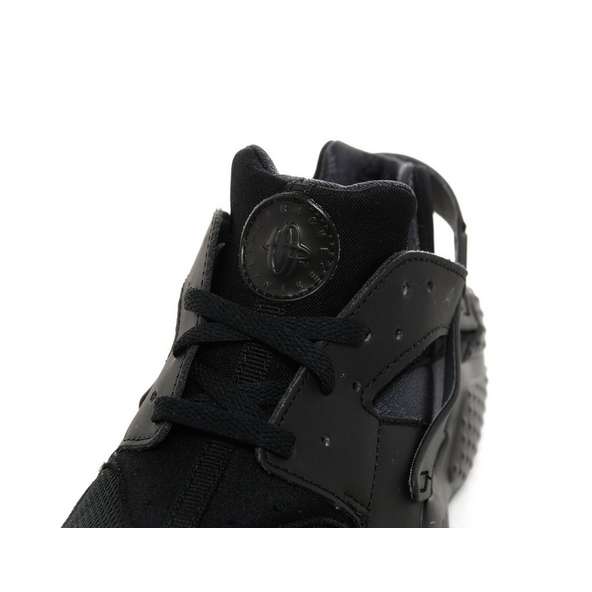 Nike Air Huarache Children "Triple Black" — UK 10C | EU 27.5 | US 10.5C — Side View