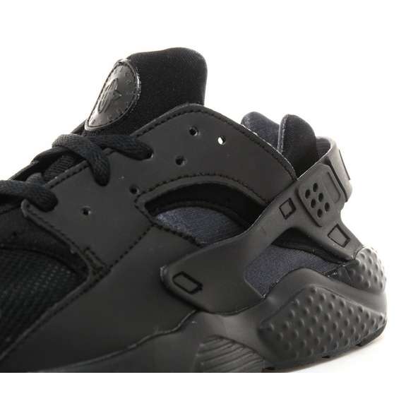 Nike Air Huarache Children "Triple Black" — UK 10C | EU 27.5 | US 10.5C — Back View