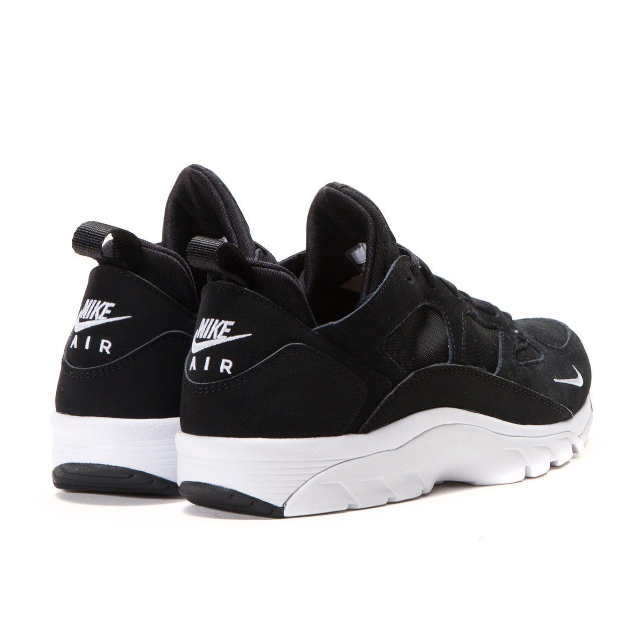 NIKE AIR TRAINER HUARACHE LOW (BLACK - WHITE) — UK 3 | EU 35.5 | US 3.5 — Side View