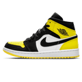 Air Jordan 1 Mid SE 'Yellow Toe' — UK 3 | EU 35.5 | US 3.5 — Front View