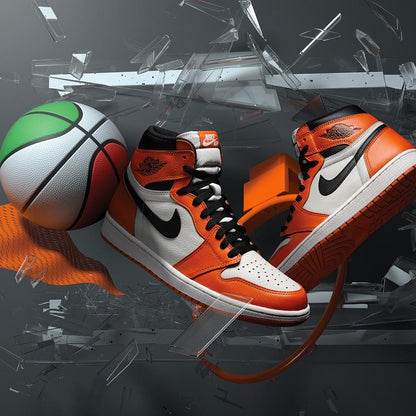 Air Jordan 1 Retro High OG (GS) Reverse Shattered Backboard — UK 13.5 | EU 32 | US 1Y — Top View