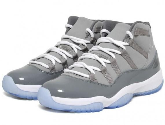 Air Jordan 11 "Cool Grey" — UK 3 | EU 35.5 | US 3.5 — Back View
