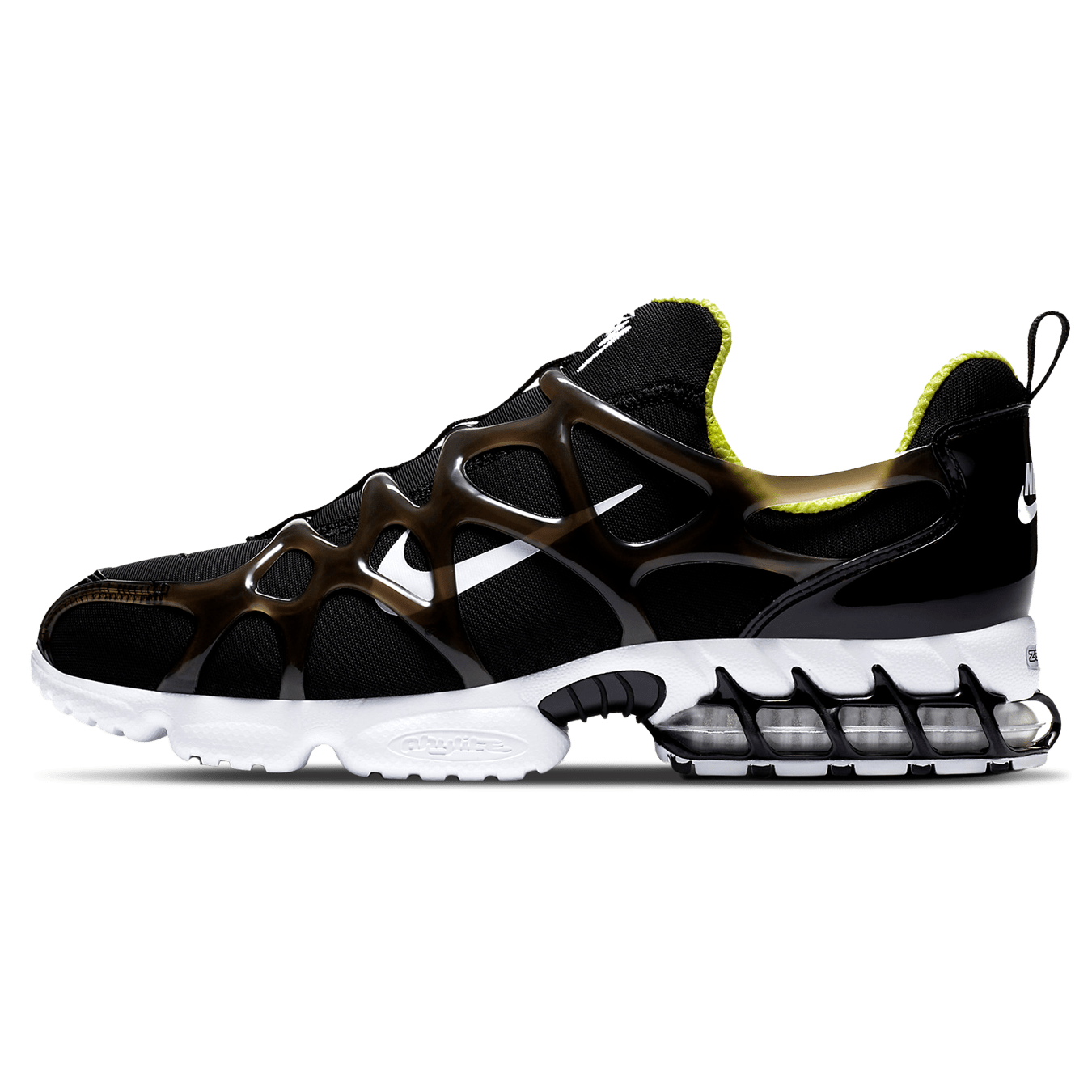 Air Zoom Spiridon Kukini x Stussy 'Black' — UK 3 | EU 35.5 | US 3.5 — Front View