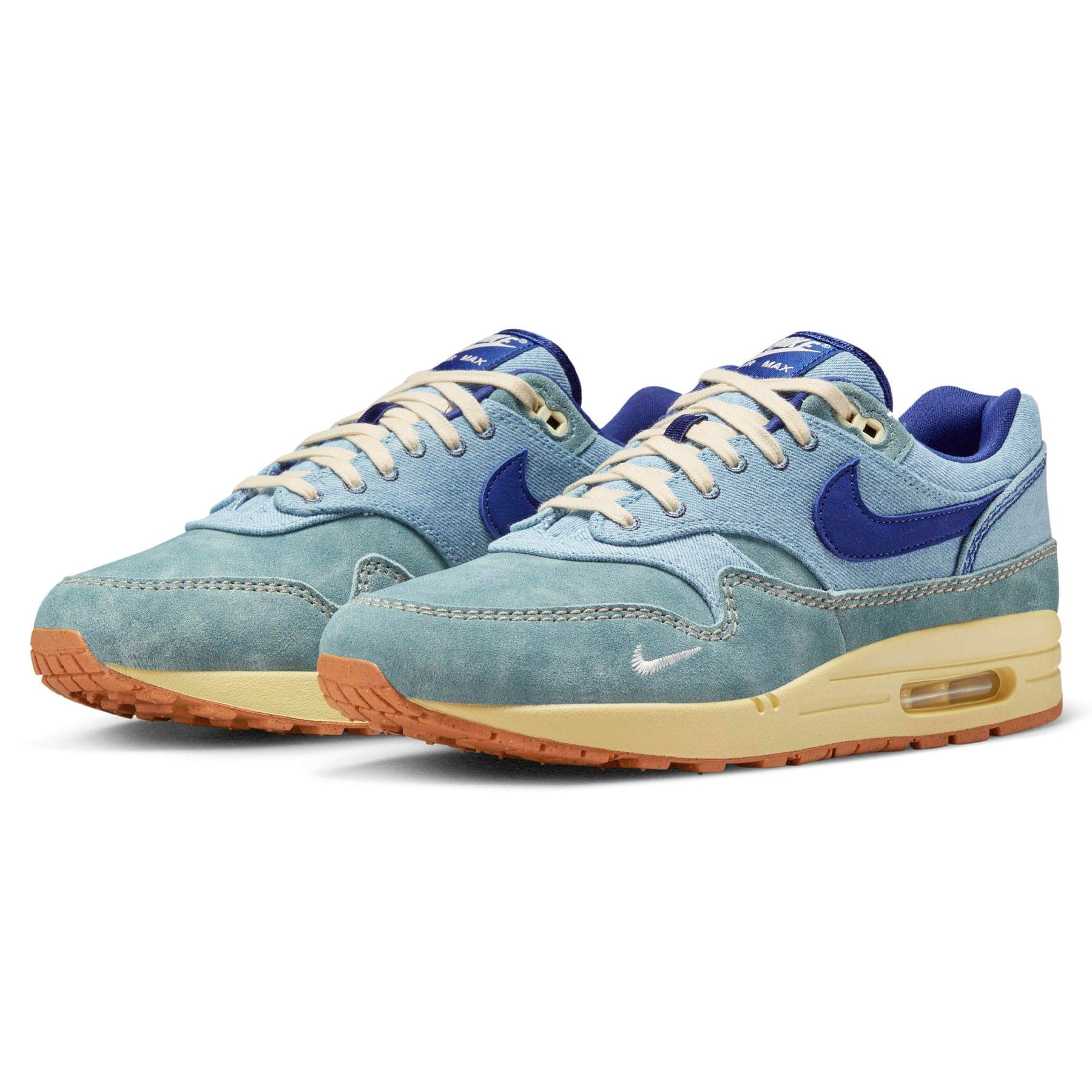 Nike Air Max 1 Premium 'Dirty Denim' — UK 3 | EU 35.5 | US 3.5 — Back View