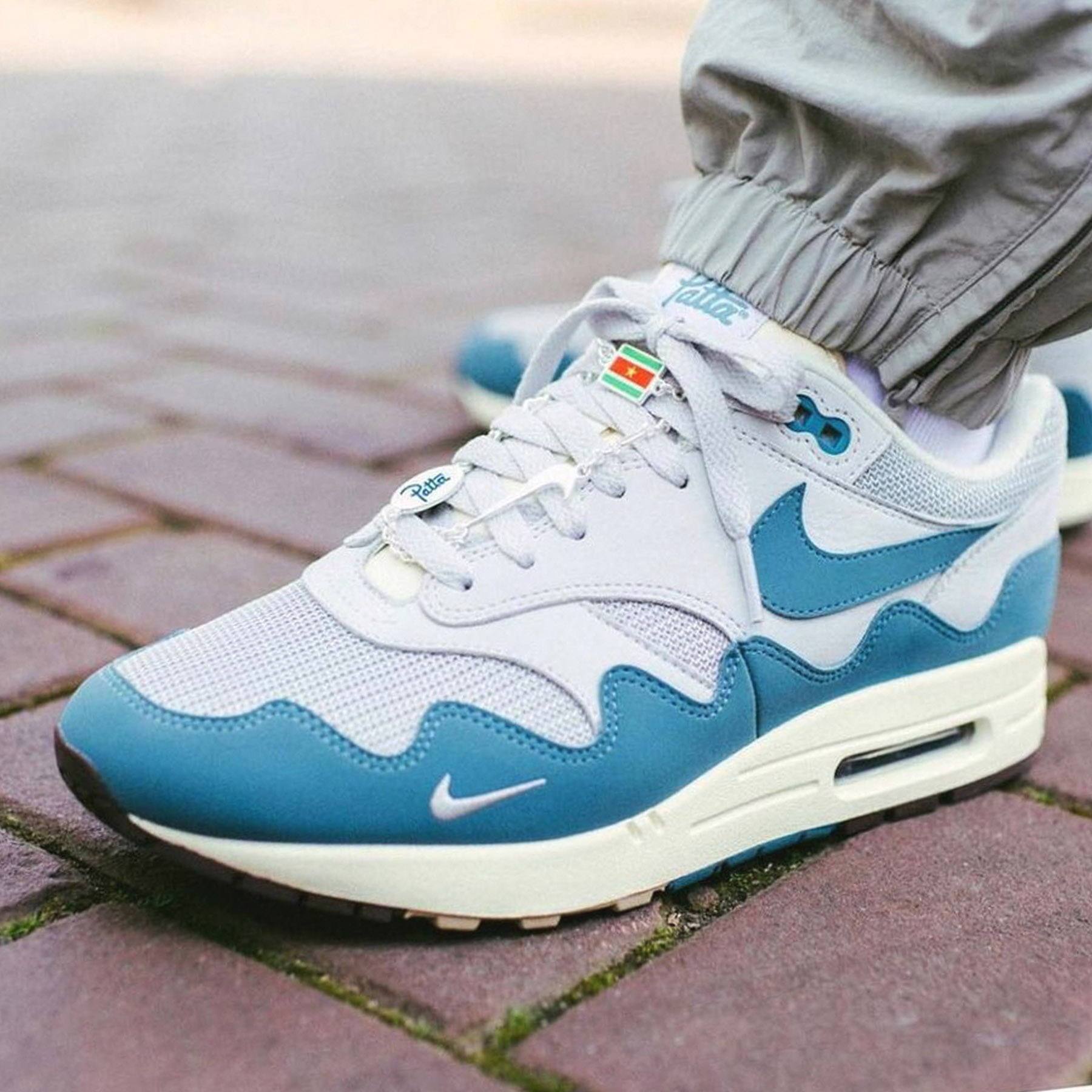 Patta x Nike Air Max 1 'Noise Aqua' — UK 3 | EU 35.5 | US 3.5 — Alternate View 7