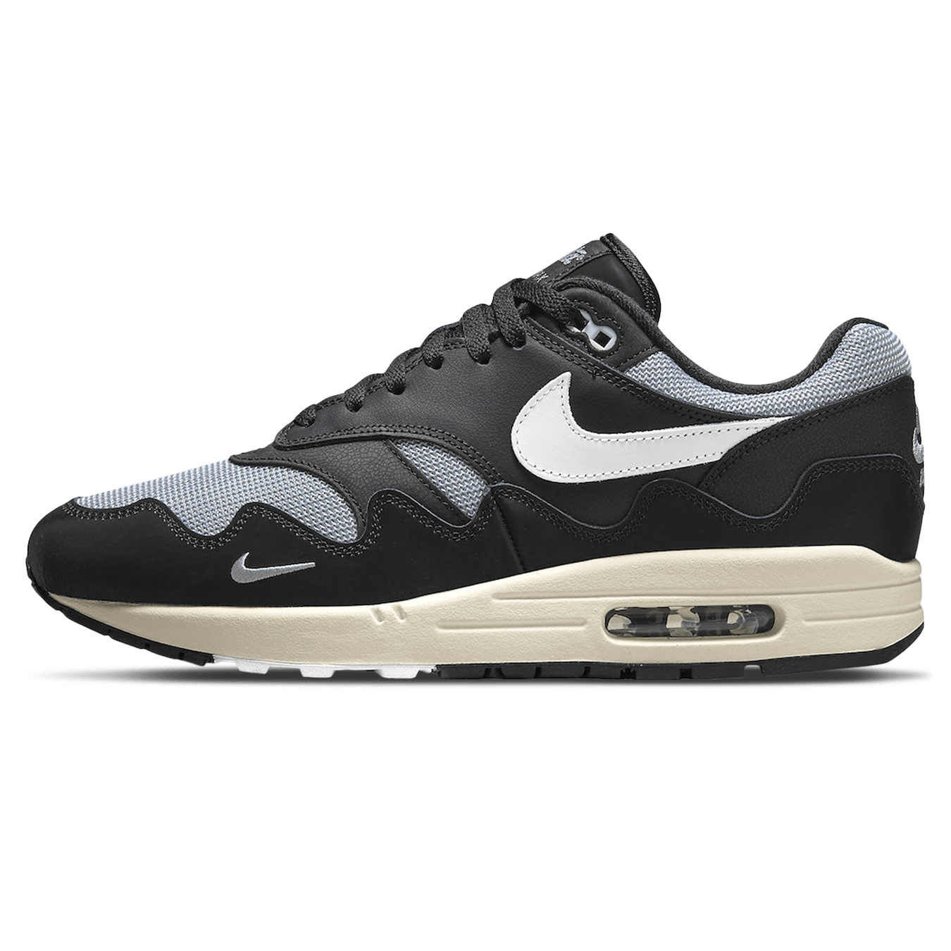 Patta x Nike Air Max 1 'Black' — UK 3 | EU 35.5 | US 3.5 — Front View