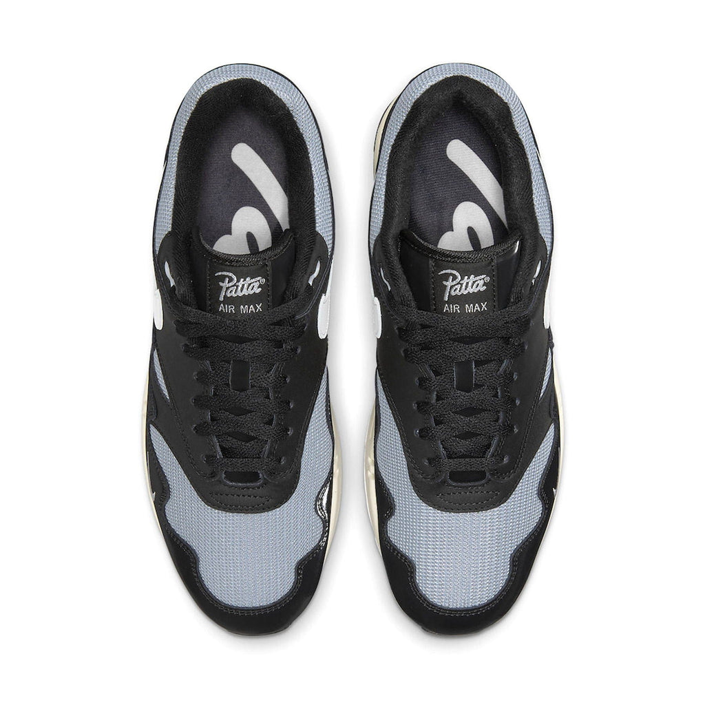 Patta x Nike Air Max 1 'Black' — UK 3 | EU 35.5 | US 3.5 — Back View