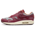 Patta x Nike Air Max 1 'Rush Maroon' — UK 3 | EU 35.5 | US 3.5 — Front View