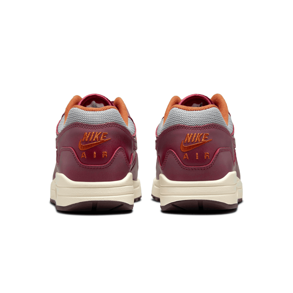Patta x Nike Air Max 1 'Rush Maroon' — UK 3 | EU 35.5 | US 3.5 — Top View