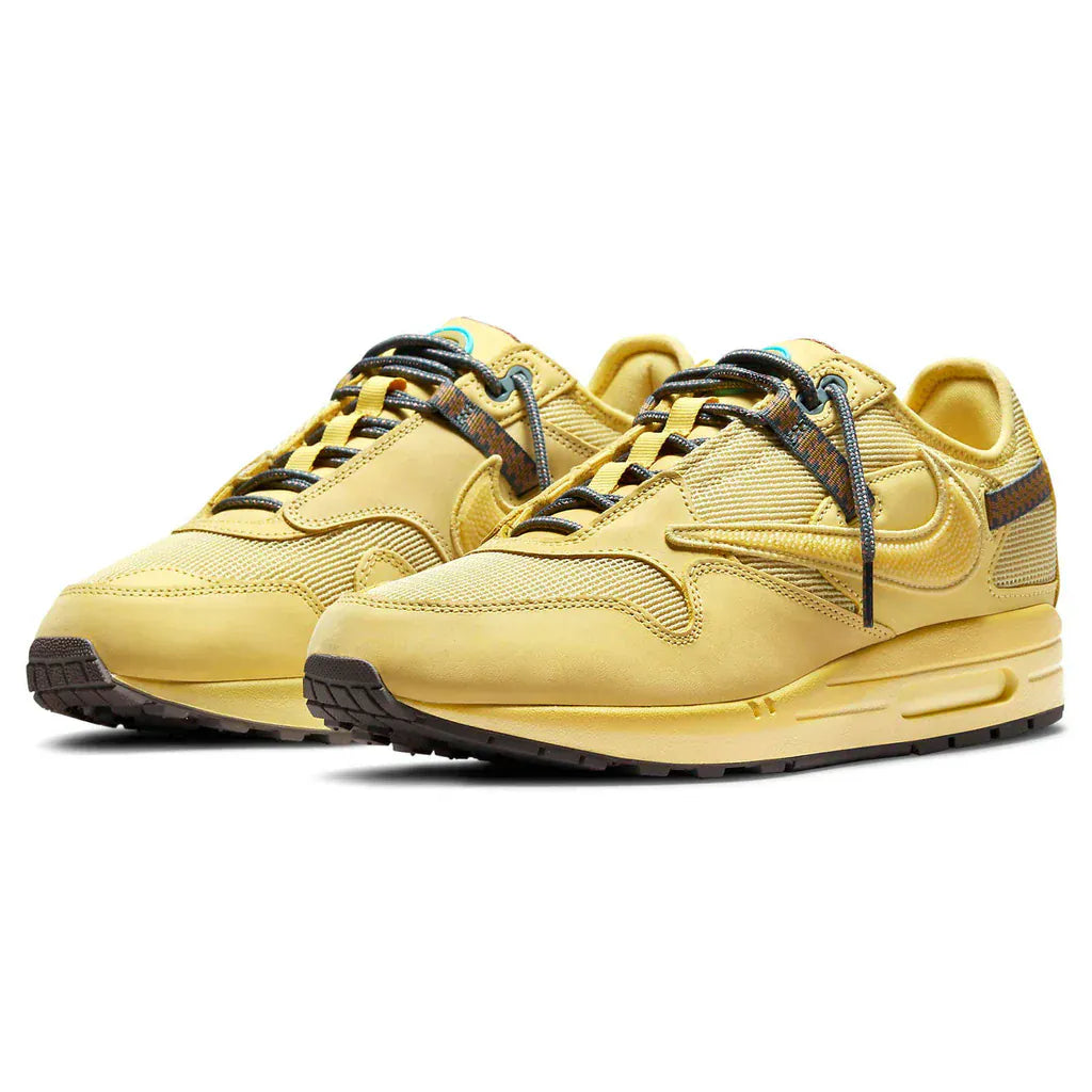 Nike Air Max 1 Travis Scott Cactus Jack Saturn Gold — 3.5 UK — Side View
