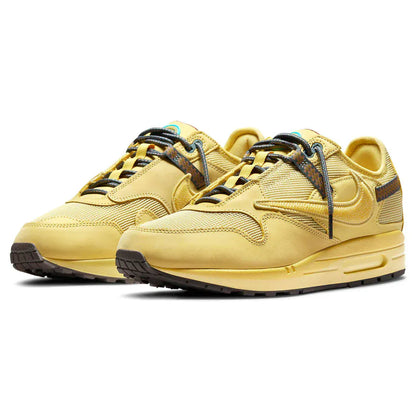 Nike Air Max 1 Travis Scott Cactus Jack Saturn Gold — 3.5 UK — Side View