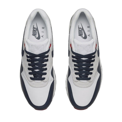 Nike Air Max 1 V SP "Patch" White - Obsidian - University Red — UK 3 | EU 35.5 | US 3.5 — Side View