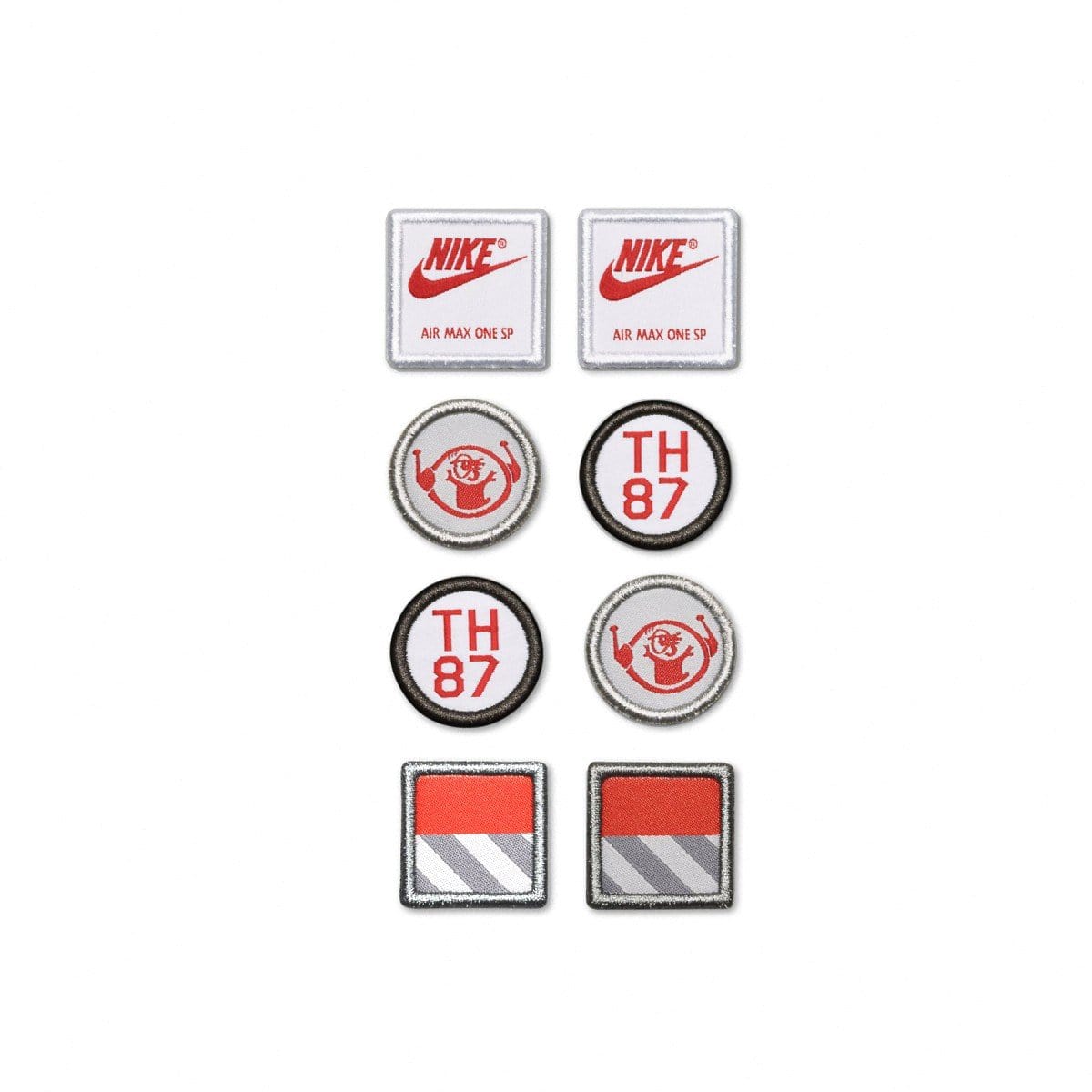 Nike Air Max 1 V SP "Patch" White - Obsidian - University Red — UK 3 | EU 35.5 | US 3.5 — Top View