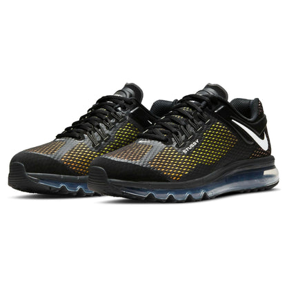 Stussy x Air Max 2013 'Black' — UK 3 | EU 35.5 | US 3.5 — Back View