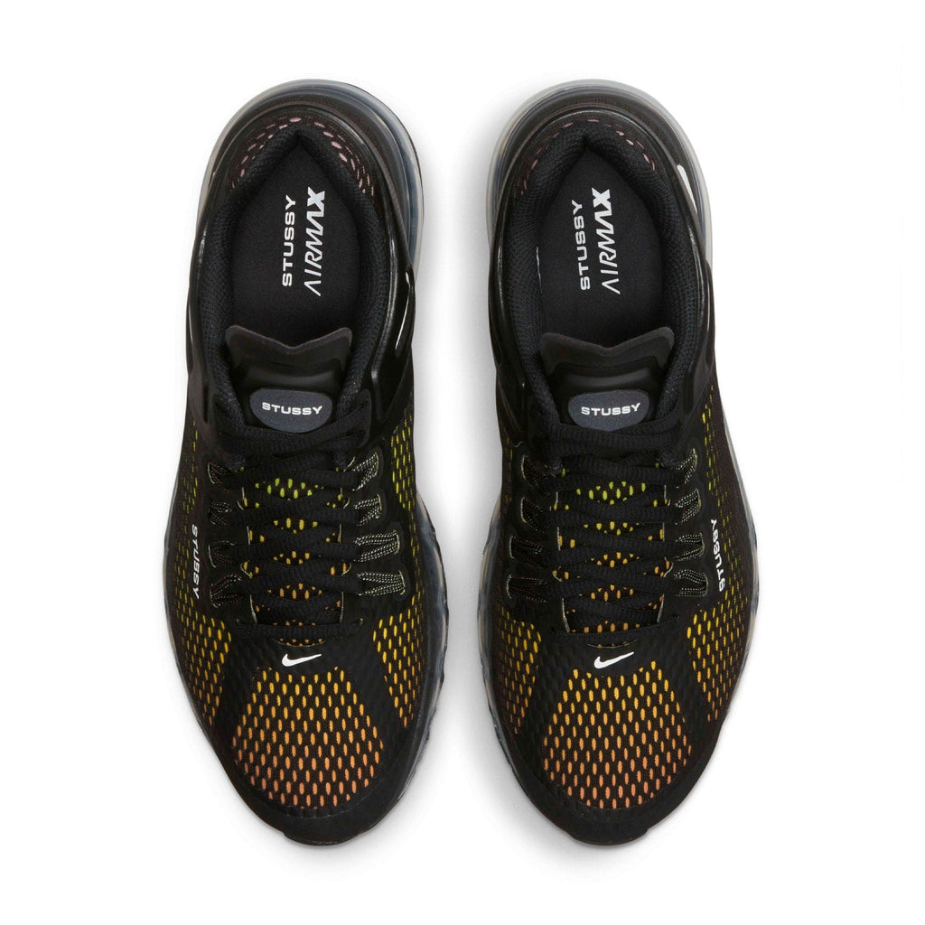 Stussy x Air Max 2013 'Black' — UK 3 | EU 35.5 | US 3.5 — Top View
