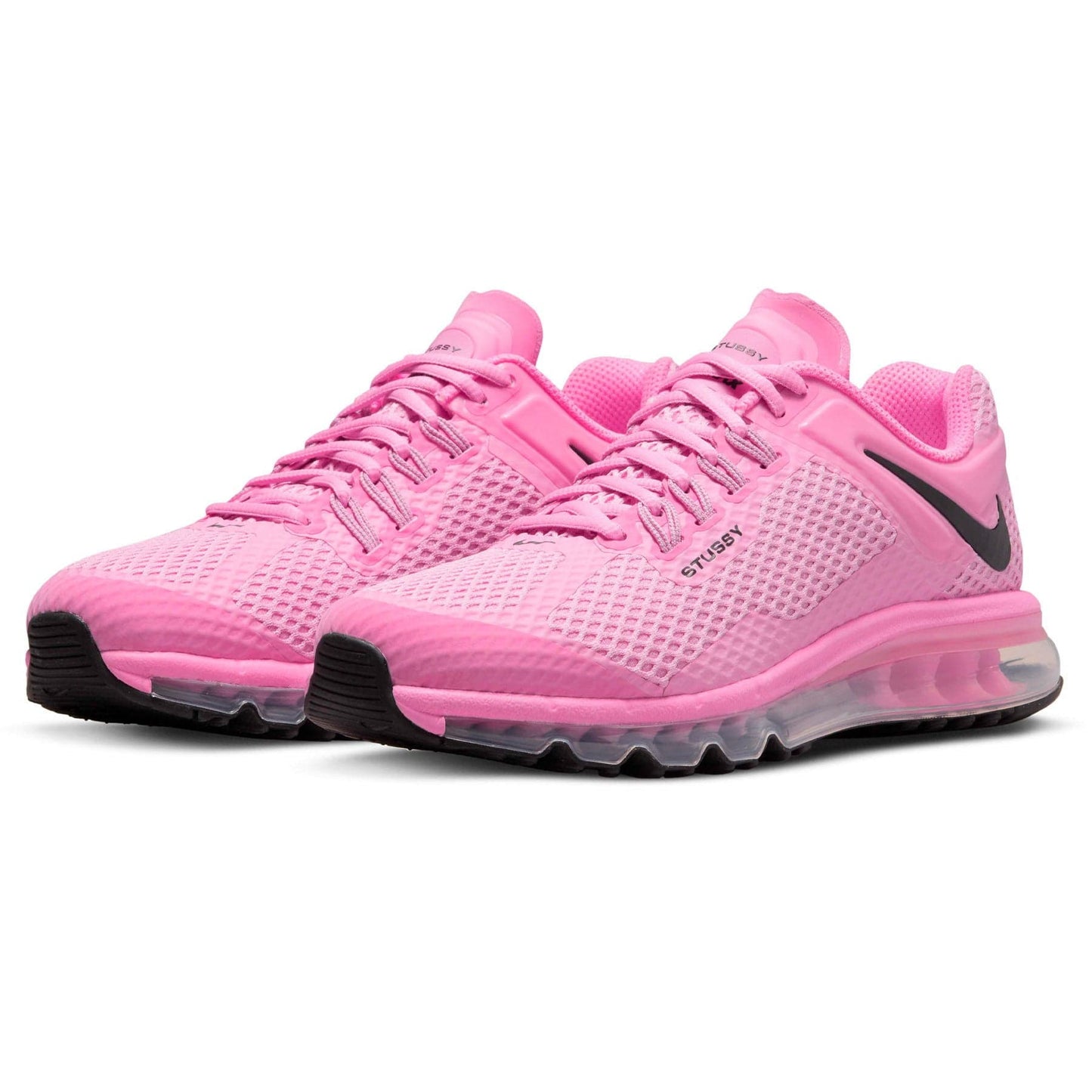 Stussy x Air Max 2013 'Pink' — UK 3 | EU 35.5 | US 3.5 — Side View