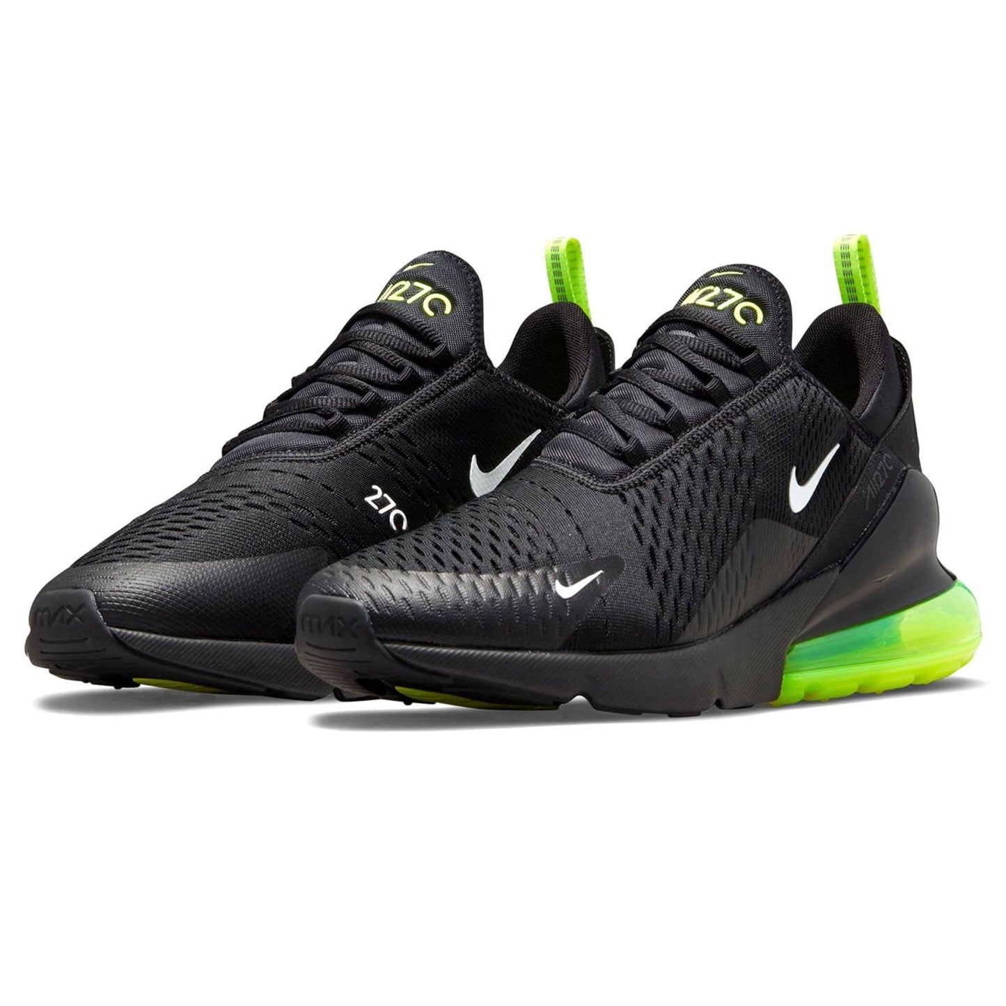 Nike Air Max 270 'Black Neon' — UK 3 | EU 35.5 | US 3.5 — Side View