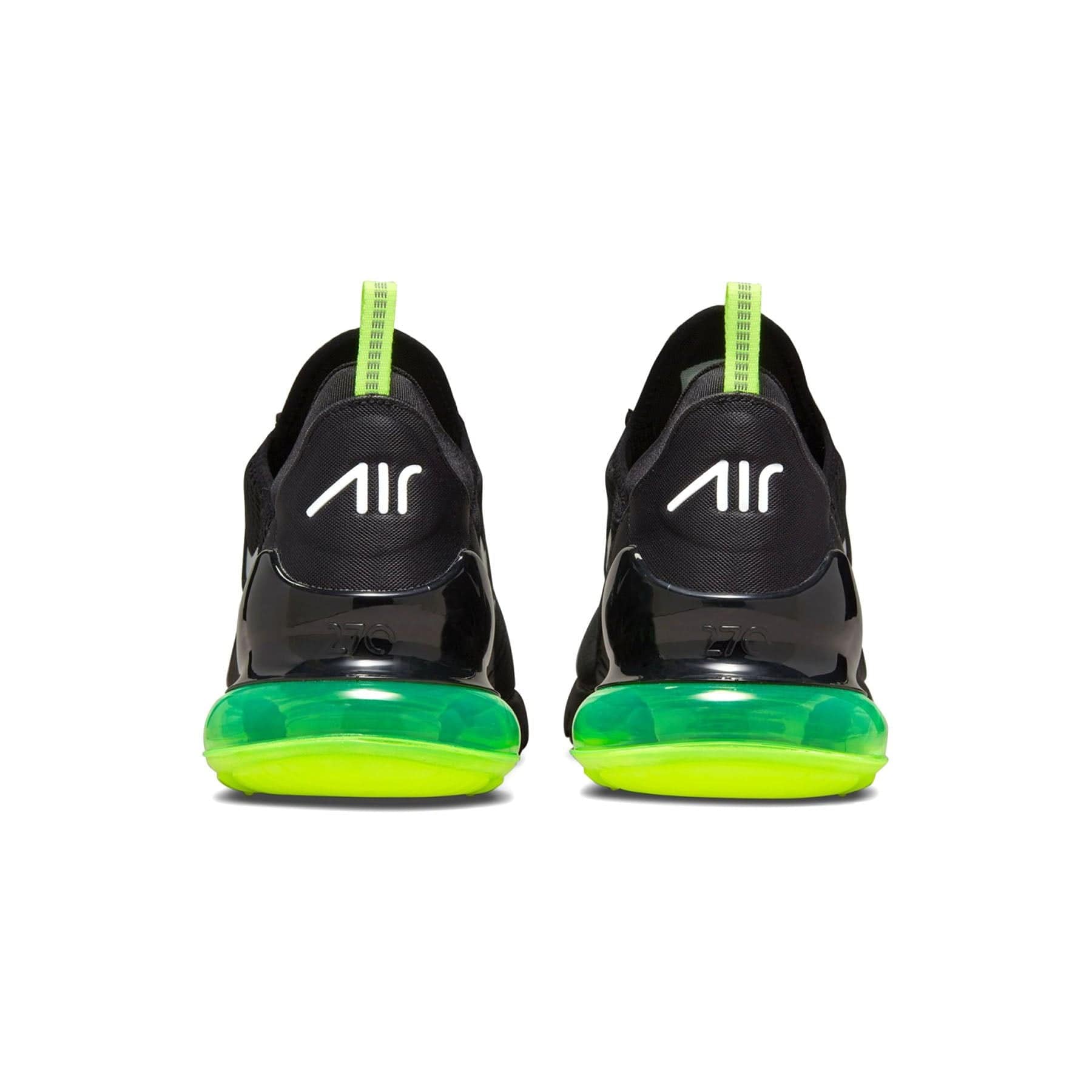 Nike Air Max 270 'Black Neon' — UK 3 | EU 35.5 | US 3.5 — Top View