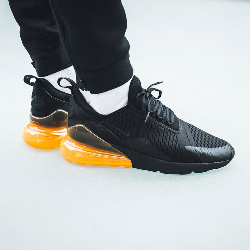 Nike Air Max 270 QS Black-Tonal Orange — UK 3 | EU 35.5 | US 3.5 — Side View