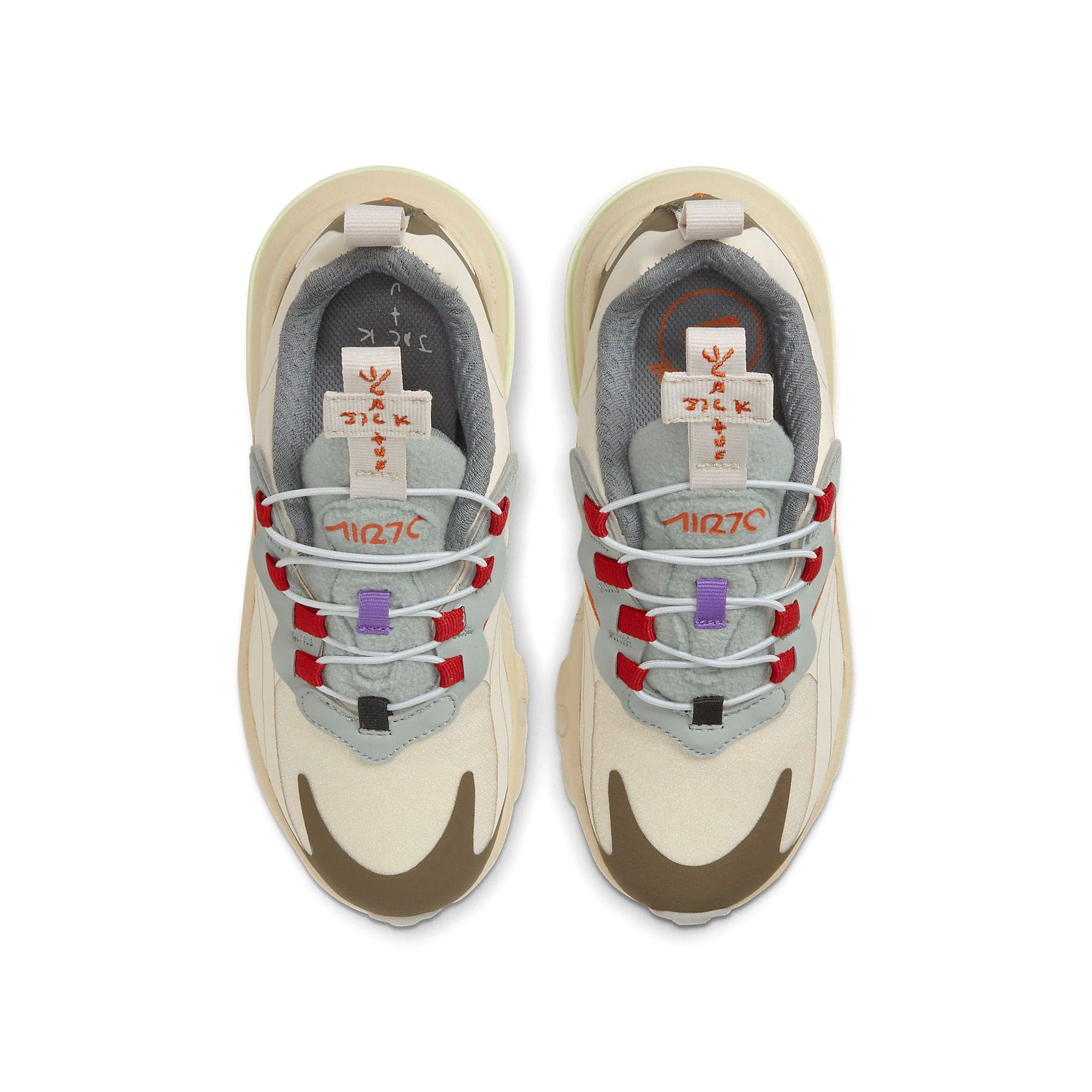 Travis Scott x Air Max 270 React ENG PS 'Cactus Trails' — UK 10C | EU 27.5 | US 10.5C — Back View