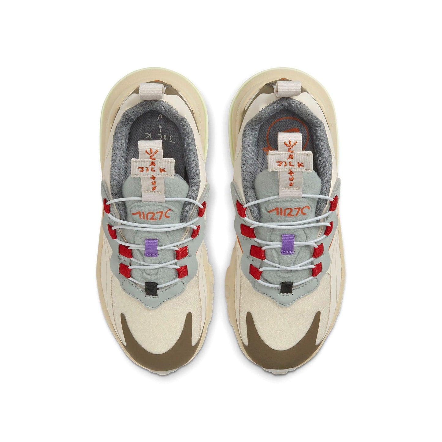 Travis Scott x Nike Air Max 270 React ENG PS 'Cactus Trails' — UK 10C | EU 27.5 | US 10.5C — Back View