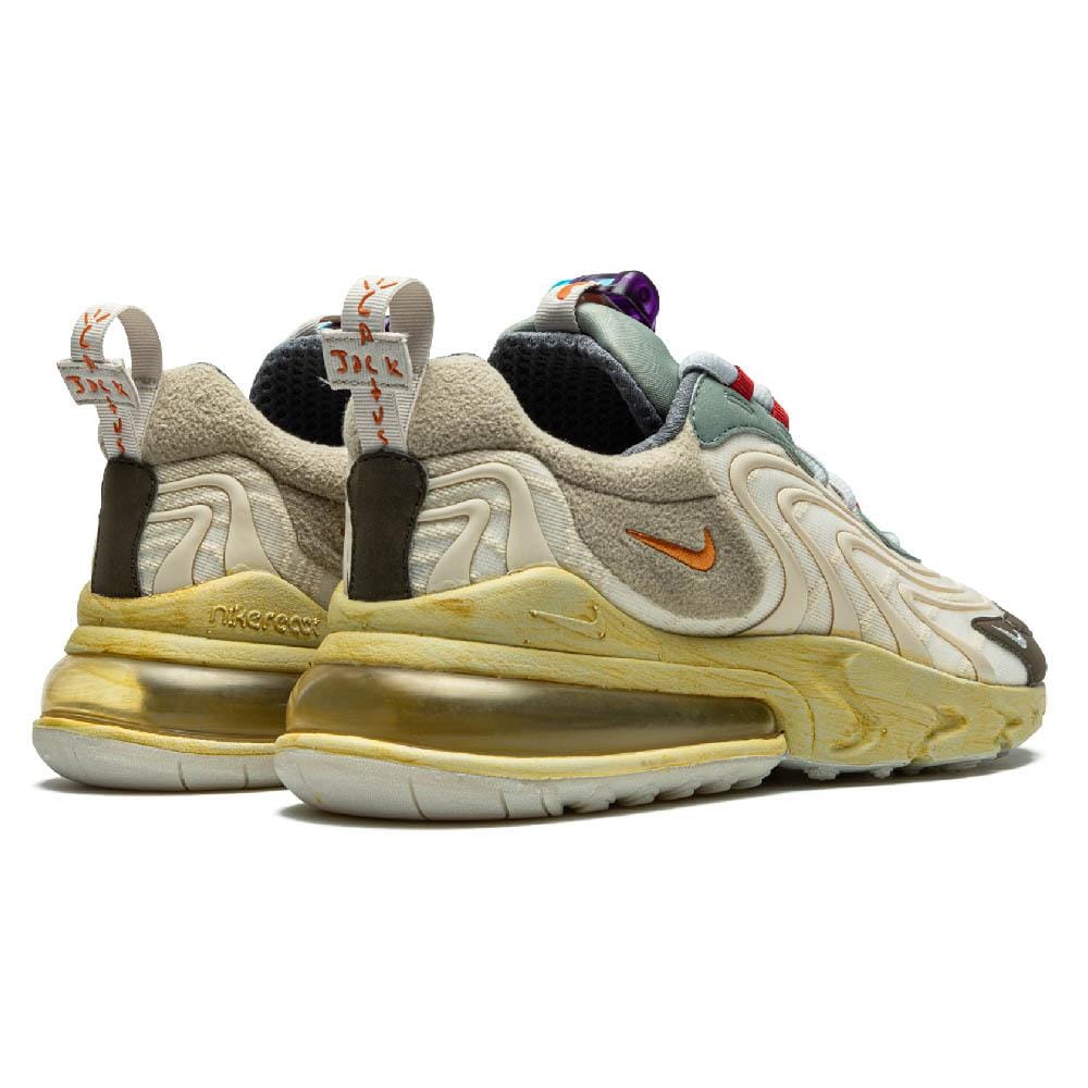 Travis Scott x Nike Air Max 270 React ENG 'Cactus Trails' — UK 3 | EU 35.5 | US 3.5 — Back View