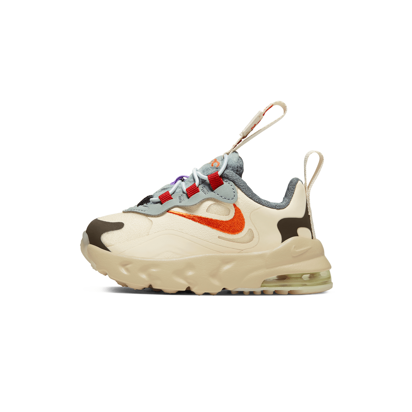 Nike Air Max 270 x Travis Scott React ENG TD 'Cactus Trails' — UK 0C | EU 15 | US 0C — Front View
