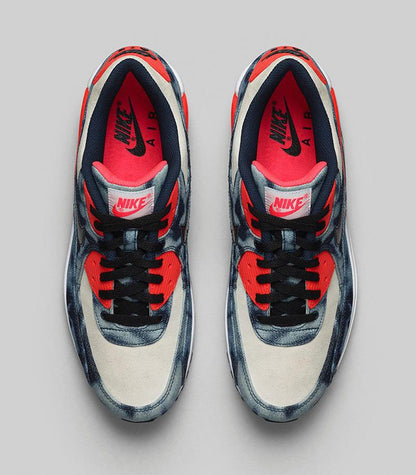 Nike Air Max 90 QS 'Bleached Denim' — UK 3 | EU 35.5 | US 3.5 — Top View