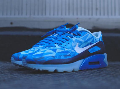 Nike Air Max 90 Ice Barely Blue — UK 3 | EU 35.5 | US 3.5 — Back View