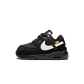 Off-White x Nike Air Max 90 TD 'Black' — UK 0C | EU 15 | US 0C — Front View