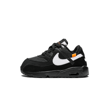 Off-White x Nike Air Max 90 TD 'Black' — UK 0C | EU 15 | US 0C — Front View