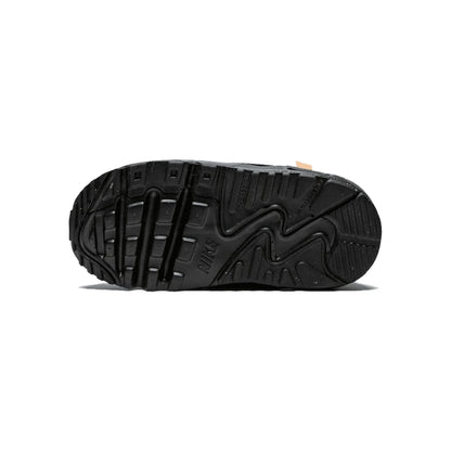Off-White x Nike Air Max 90 TD 'Black' — UK 0C | EU 15 | US 0C — Detail View