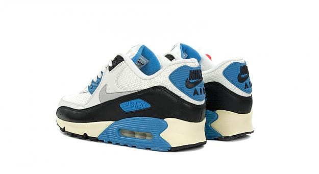 Nike Air Max 90 OG Vintage "Laser Blue" — UK 3 | EU 35.5 | US 3.5 — Back View