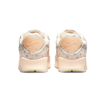 Nike Air Max 90 'Shimmer Polka Dot Sand' — UK 3 | EU 35.5 | US 3.5 — Top View