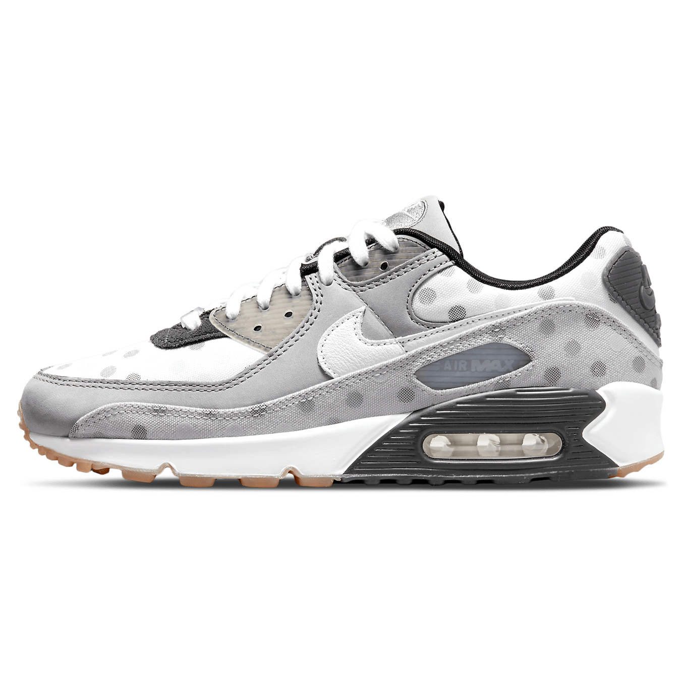Nike Air Max 90 'White Polka Dot' — UK 3 | EU 35.5 | US 3.5 — Front View