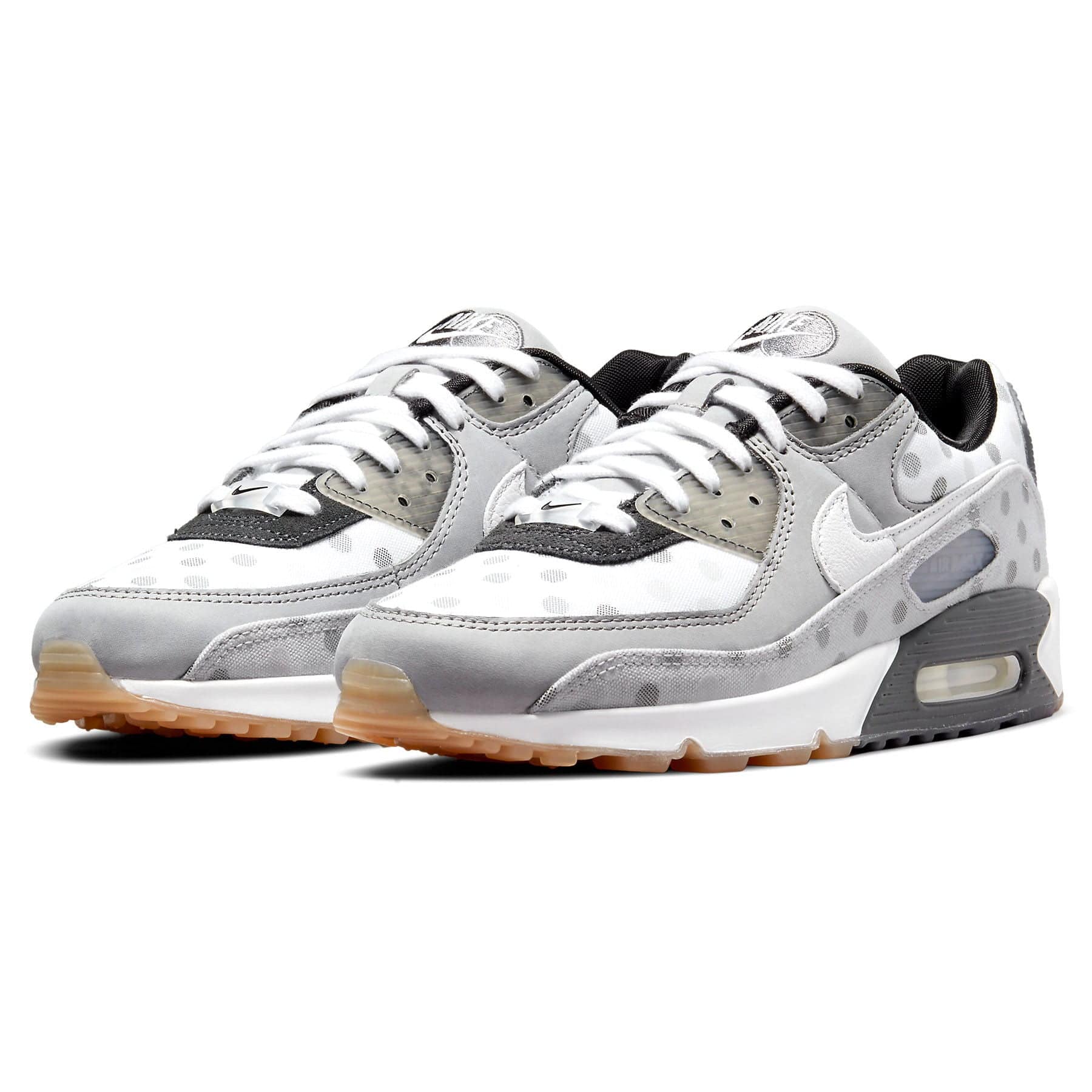 Nike Air Max 90 'White Polka Dot' — UK 3 | EU 35.5 | US 3.5 — Side View