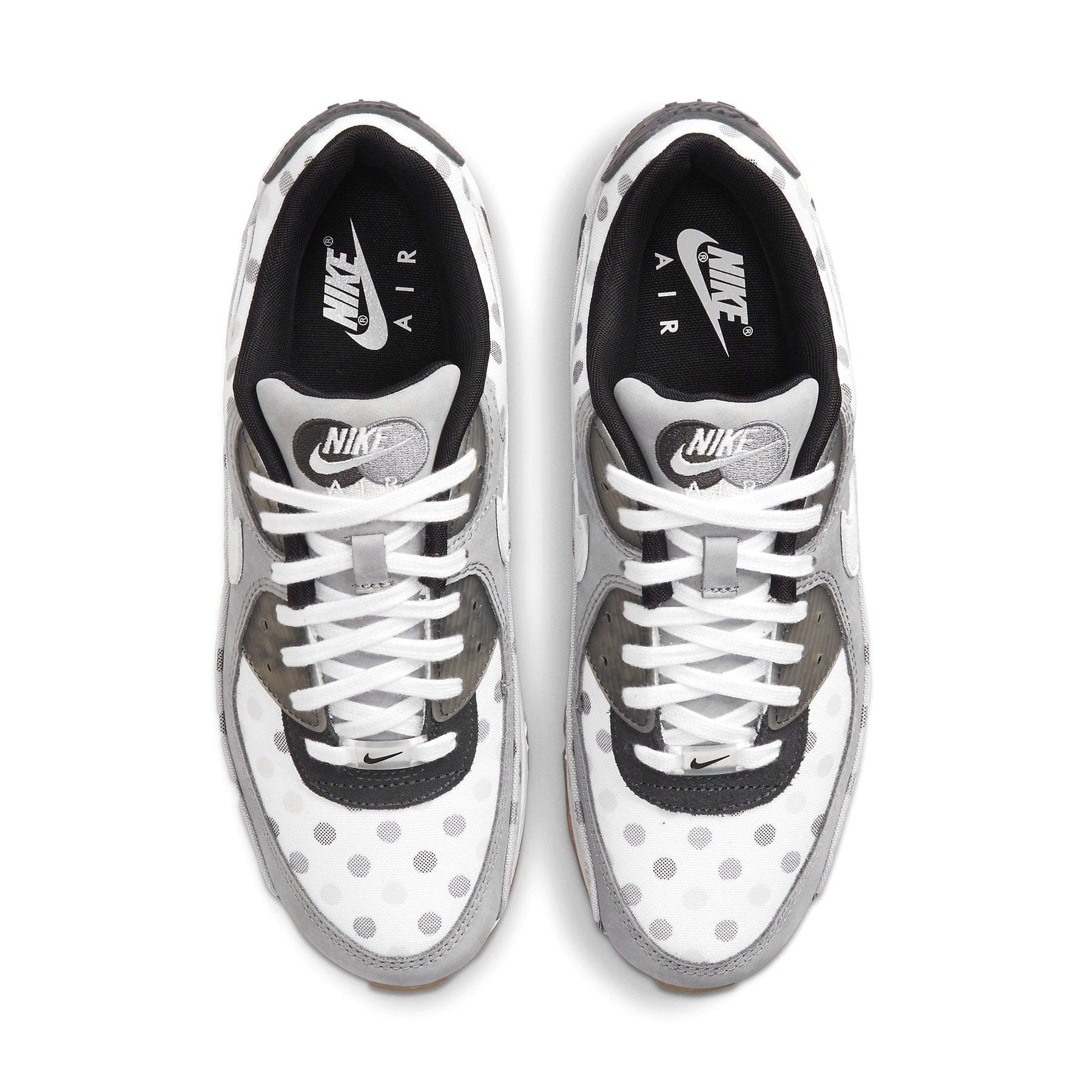 Nike Air Max 90 'White Polka Dot' — UK 3 | EU 35.5 | US 3.5 — Back View