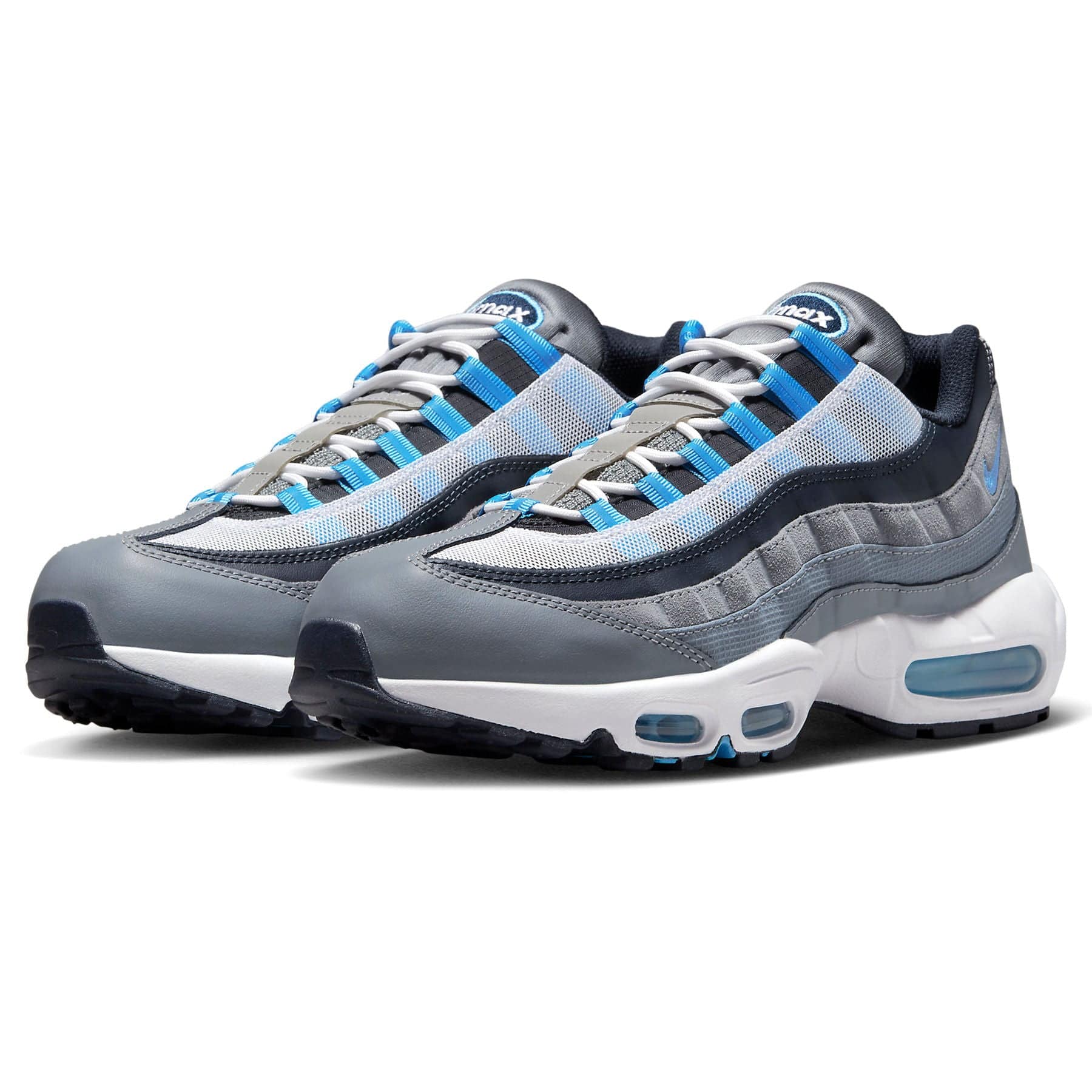 Nike Air Max 95 'Cool Grey University Blue' — UK 3 | EU 35.5 | US 3.5 — Side View