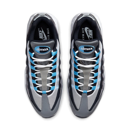Nike Air Max 95 'Cool Grey University Blue' — UK 3 | EU 35.5 | US 3.5 — Back View