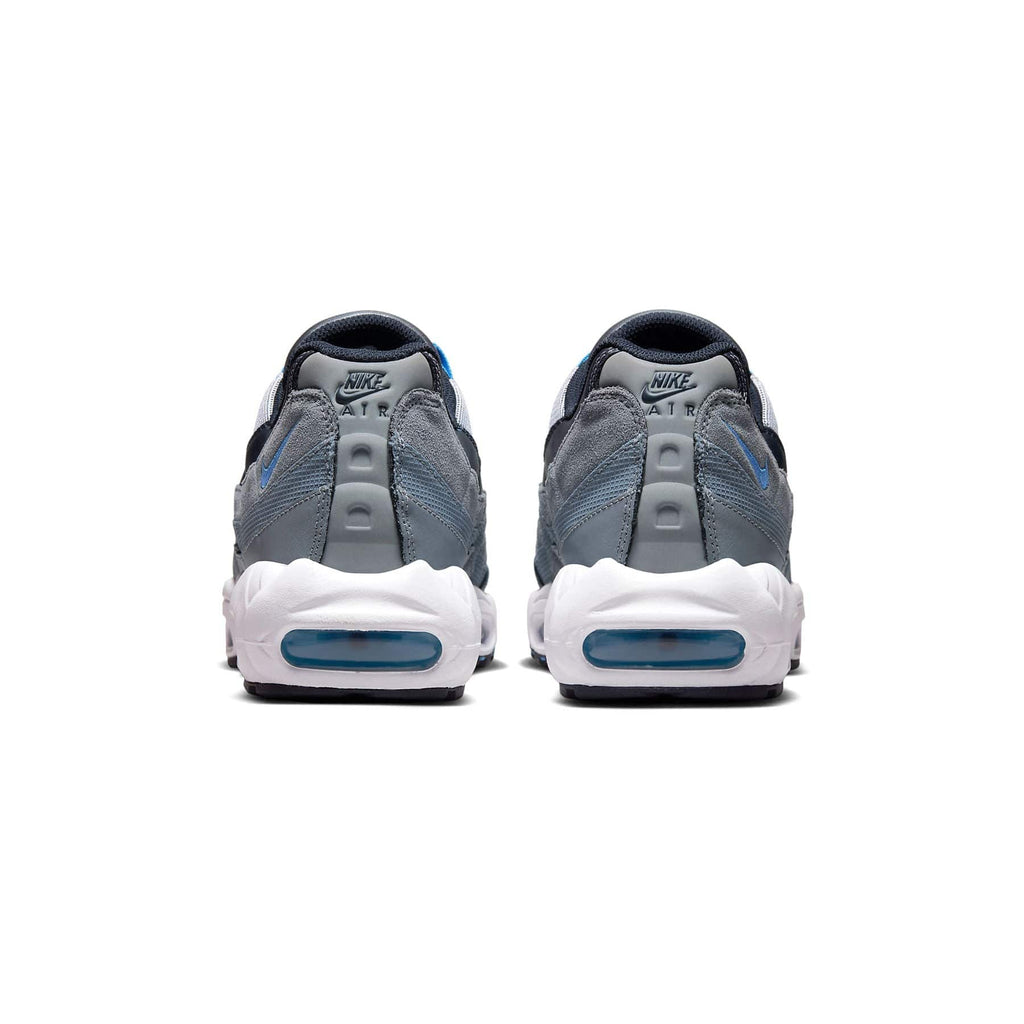 Nike Air Max 95 'Cool Grey University Blue' — UK 3 | EU 35.5 | US 3.5 — Top View