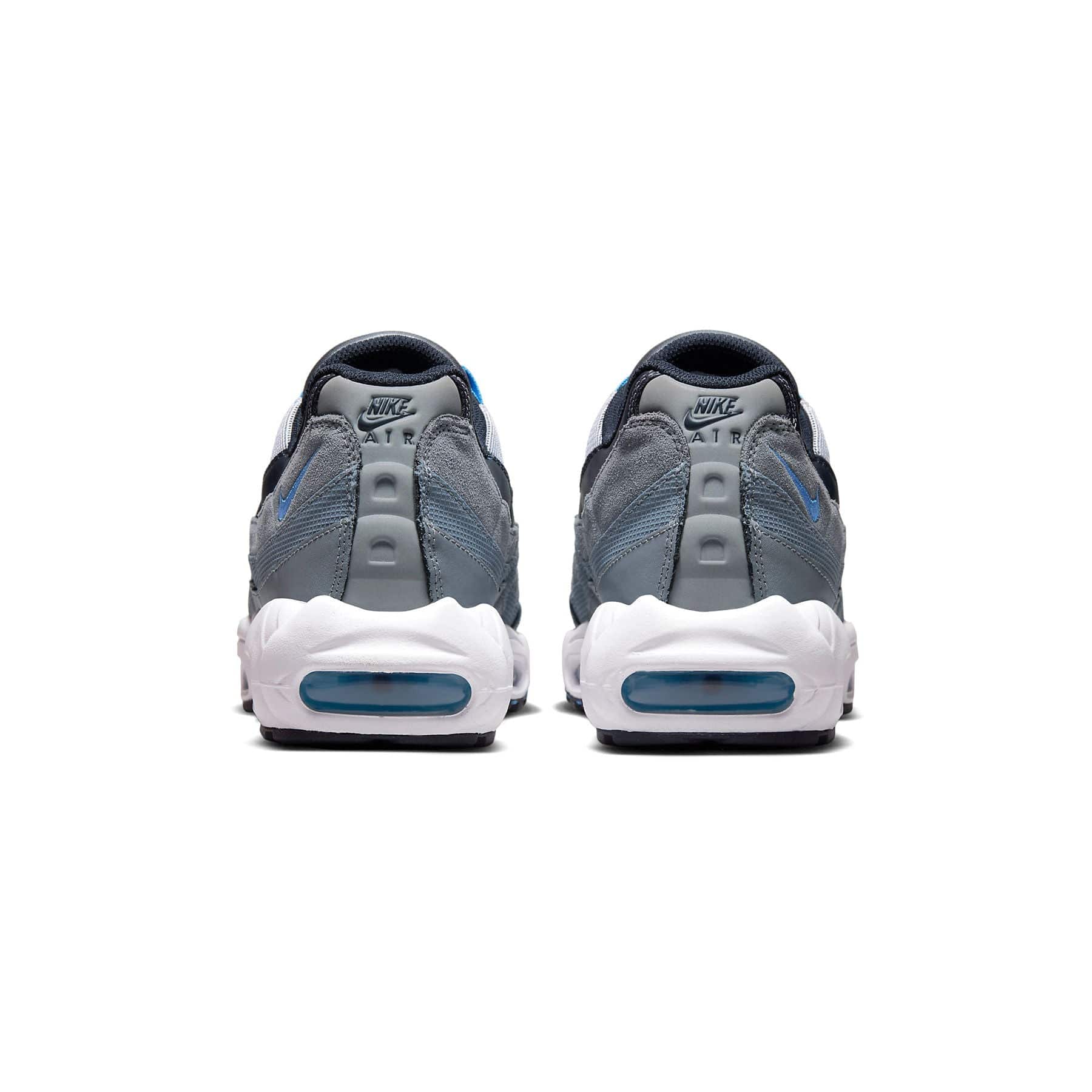 Nike Air Max 95 'Cool Grey University Blue' — UK 3 | EU 35.5 | US 3.5 — Top View