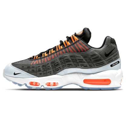 Nike Air Max 95 Kim Jones Black 'Total Orange' — UK 3 | EU 35.5 | US 3.5 — Front View