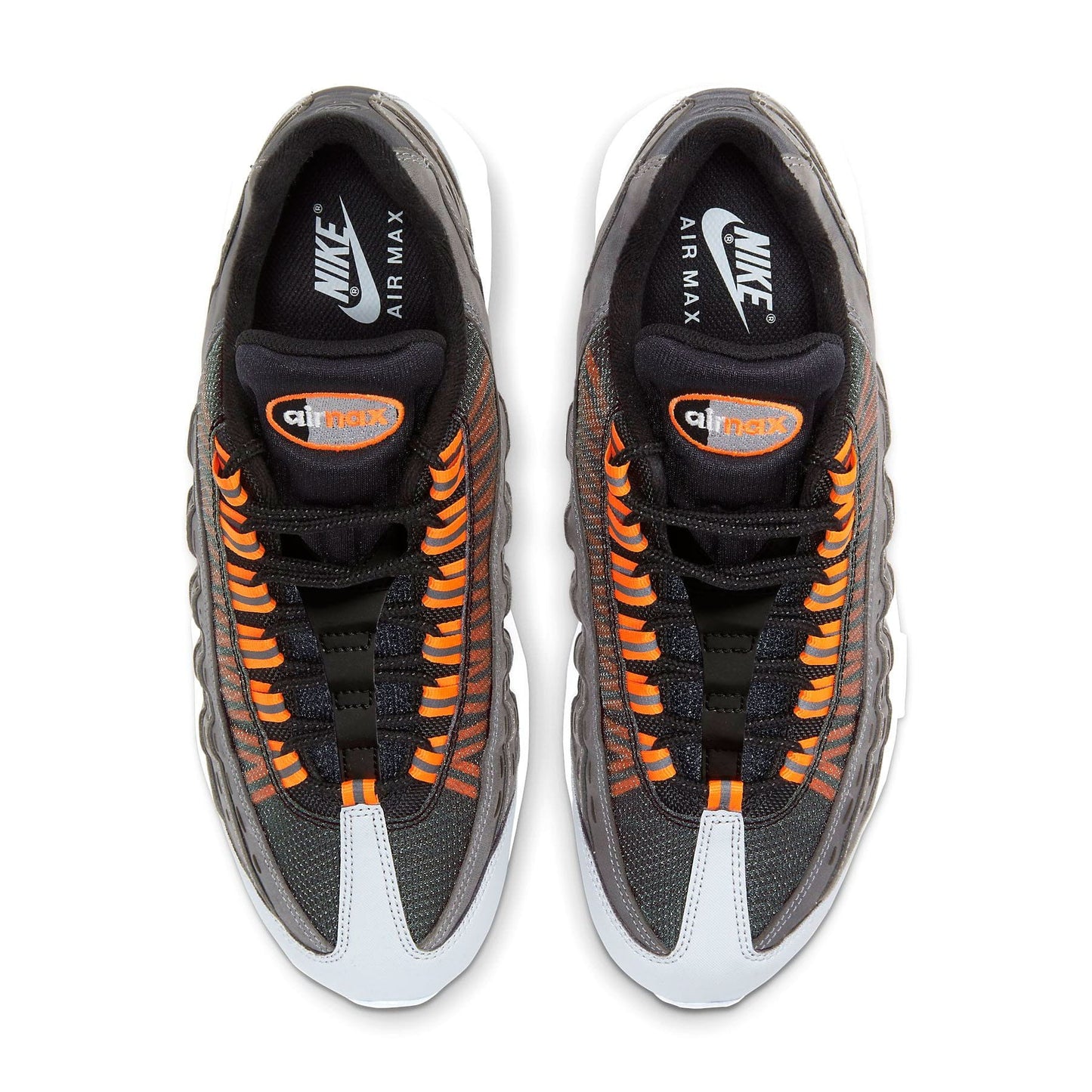 Nike Air Max 95 Kim Jones Black 'Total Orange' — UK 3 | EU 35.5 | US 3.5 — Top View