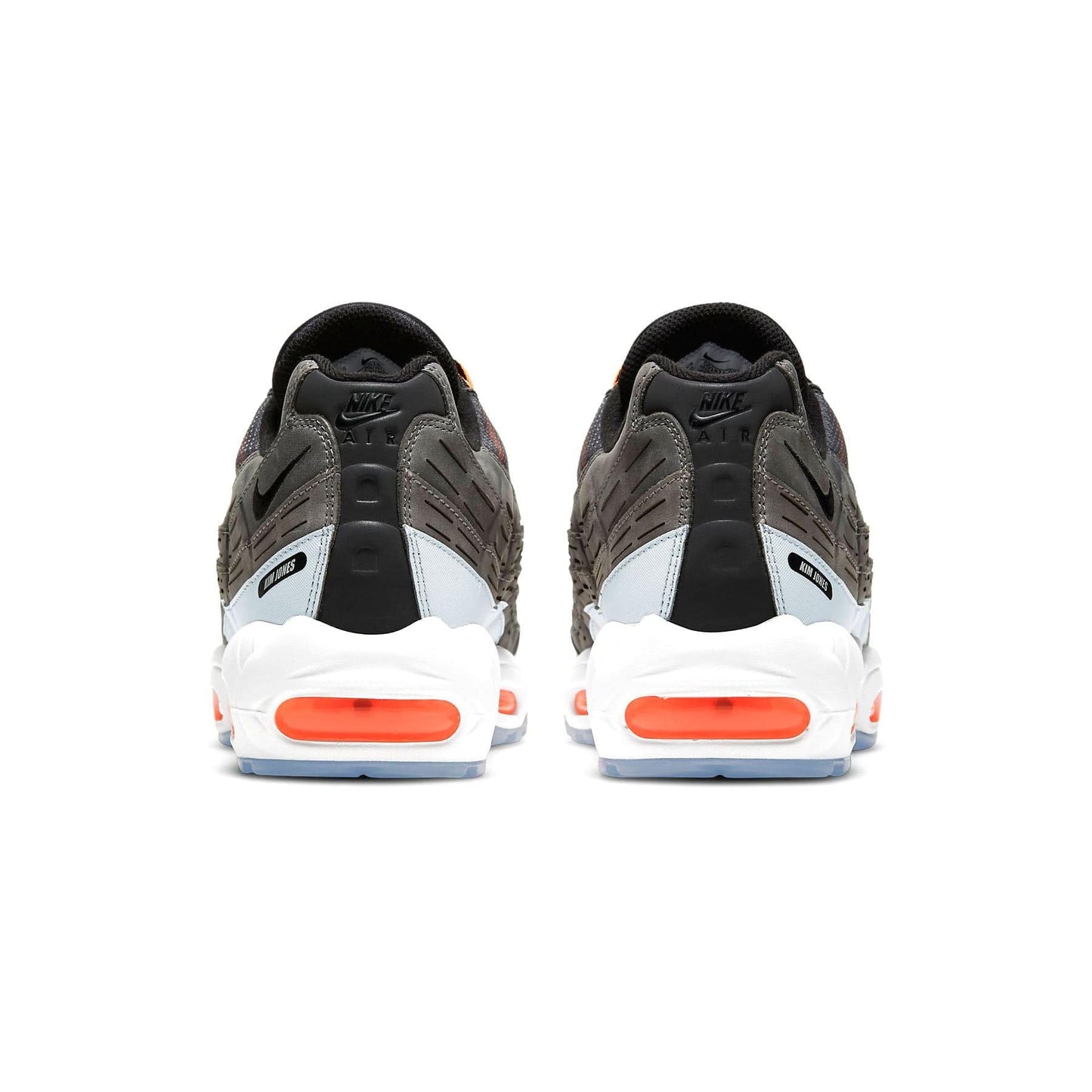 Nike Air Max 95 Kim Jones Black 'Total Orange' — UK 3 | EU 35.5 | US 3.5 — Side View